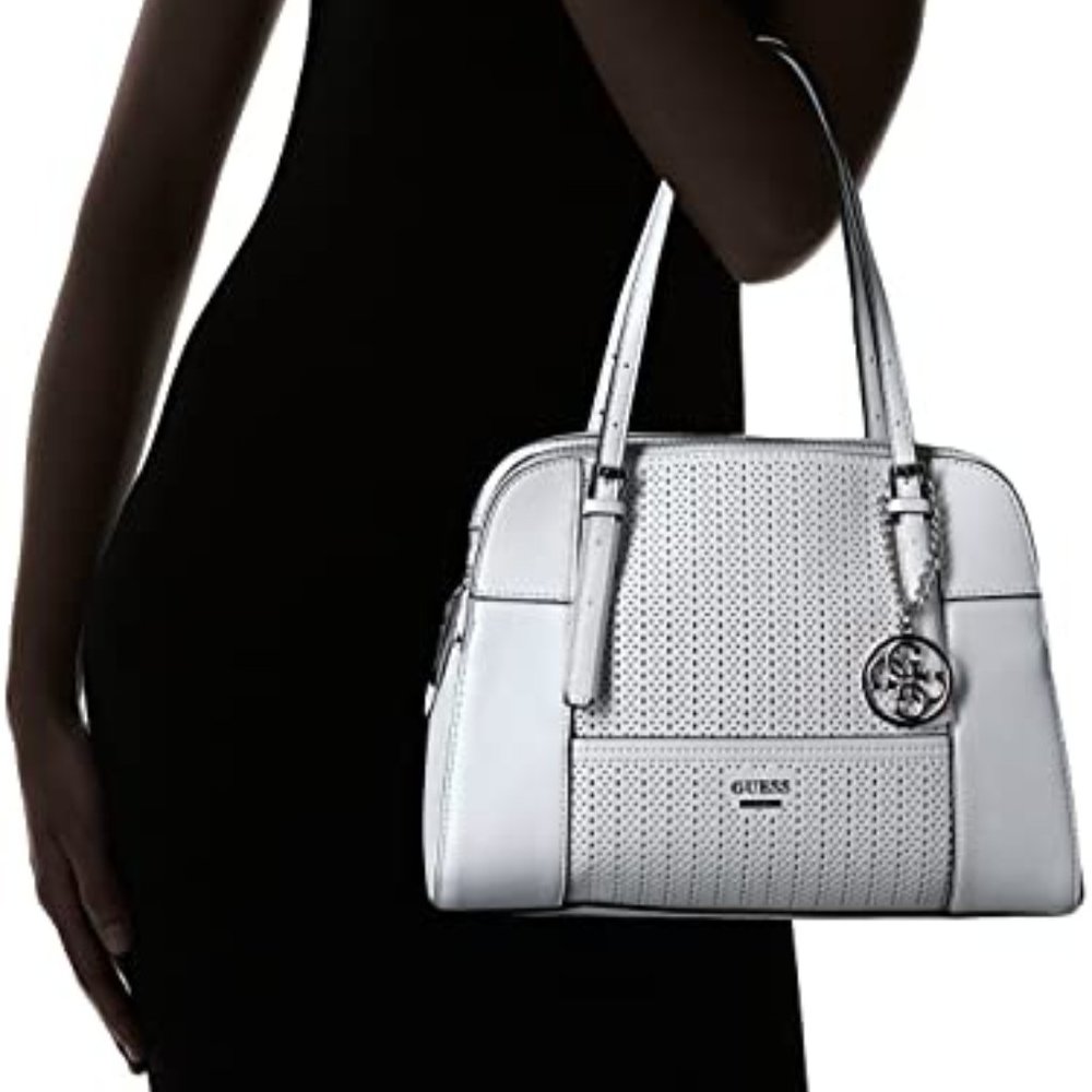 *SOLD*  Guess Huntley Cali Faux Leather Satchel - Picture 4 of 13